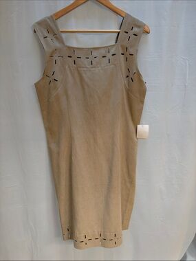 NEW - SPANNER:  Bamboo-coloured Dress with Cutouts